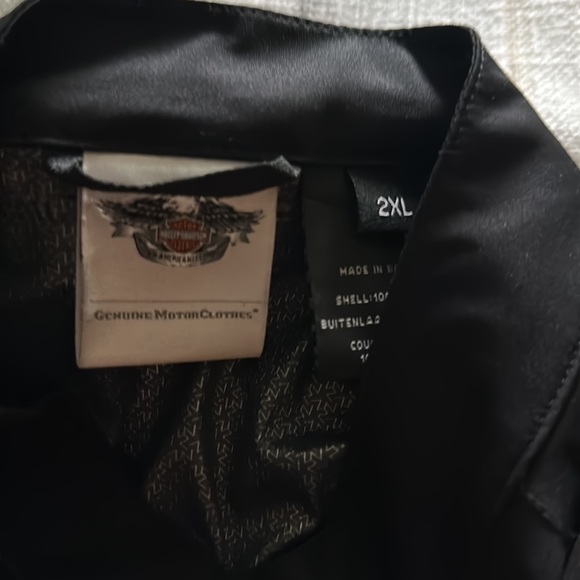 Harley Davidson jacket with liner. Worn once - Picture 2 of 2